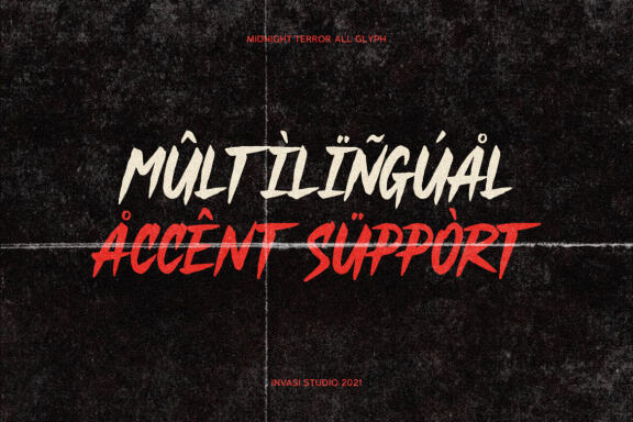 Midnight Terror - Horror Font