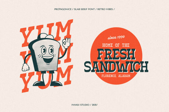 Protagonice - Slab Serif