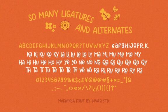 Metavoria - Playful Font