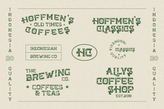 Darklord - Vintage Display Font