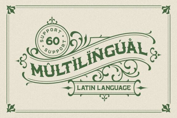 Darklord - Vintage Display Font