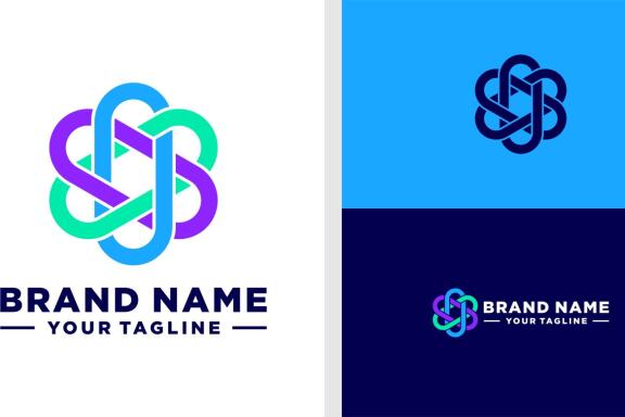 LETTER O LOGO CHAIN CONNECTED TECHNOLOGY EDITABLE
