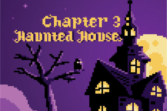 Halloween Pixel Display Font