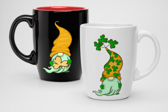 St. Patrick's Day gnome clipart Sublimation designs