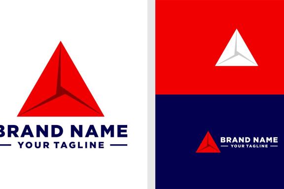 TRIANGLE LOGO MYSTERIOUS TECHNOLOGY EDITABLE