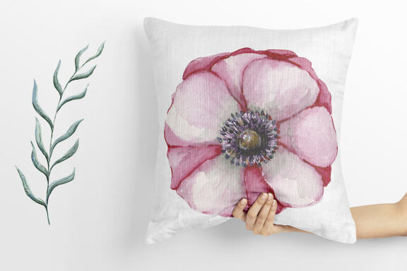 Ranunculus floral watercolor clipart