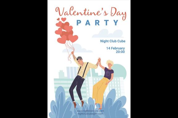 Valentine's day scenes posters
