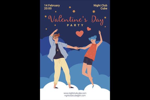 Valentine's day scenes posters