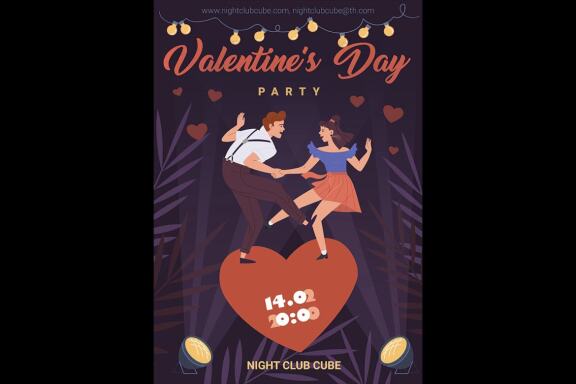Valentine's day scenes posters