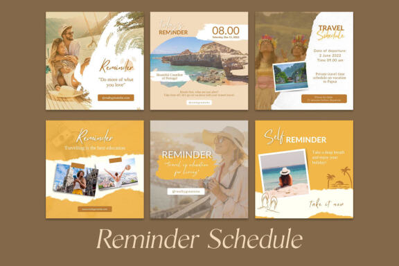 Travel Content Instagram | CANVA Templates 