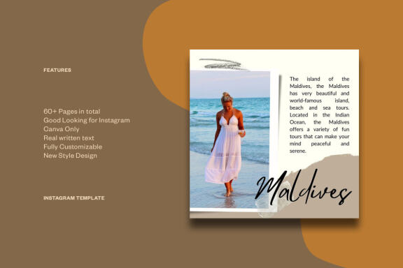 Traveling Content Instagram | CANVA Templates 