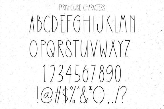 Farmhouse Greatness Font Duo
