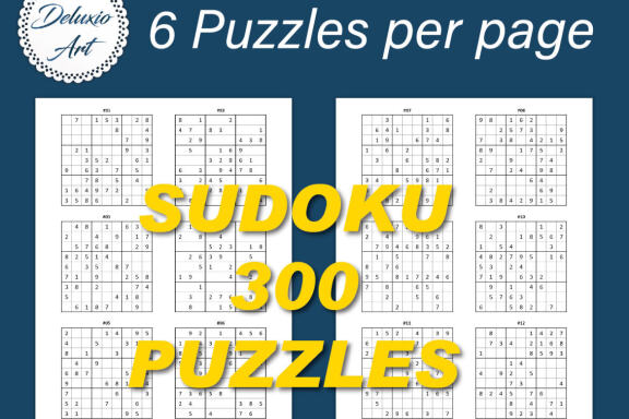 300 Sudoku Puzzles