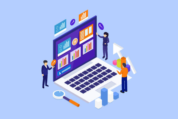 Business analysis isometric