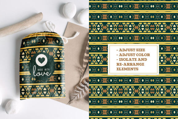 Ethnic Geometry Patterns Vol. 4
