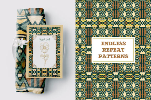Ethnic Geometry Patterns Vol. 4