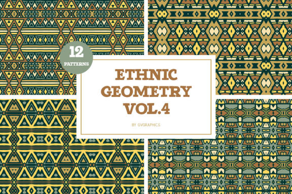 Ethnic Geometry Patterns Vol. 4