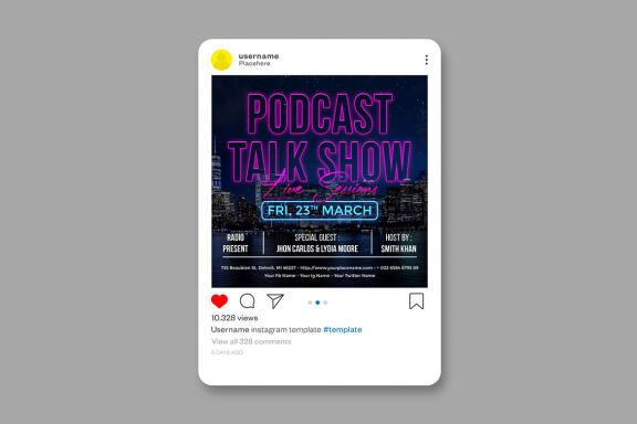 Talkshow Flyer
