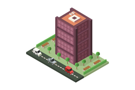 Isometric office