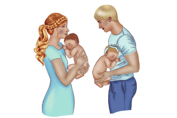 Big Family Clipart, Father's Day Clipart, Mother's Day Clipart