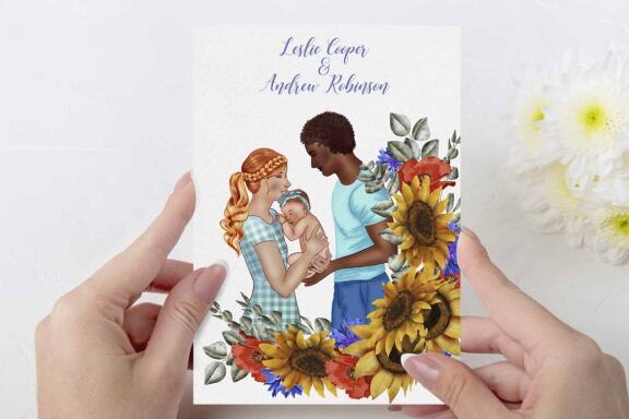 Big Family Clipart, Father's Day Clipart, Mother's Day Clipart