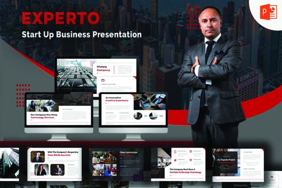 Experto - Start Up Business Powerpoint Template