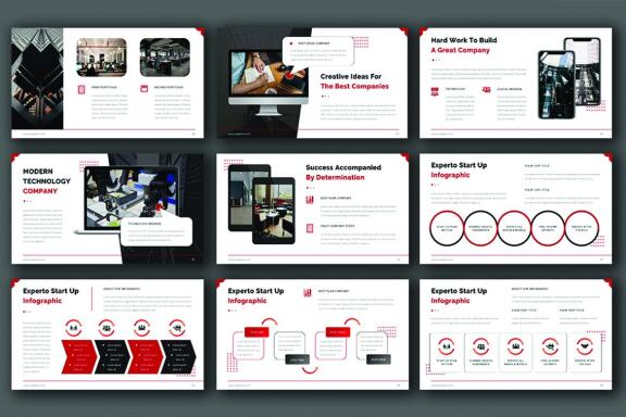 Experto - Start Up Business Keynote Template