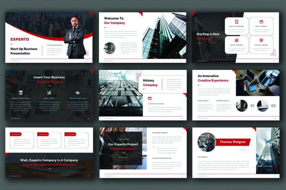 Experto - Start Up Business Keynote Template