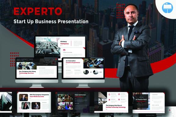Experto - Start Up Business Keynote Template