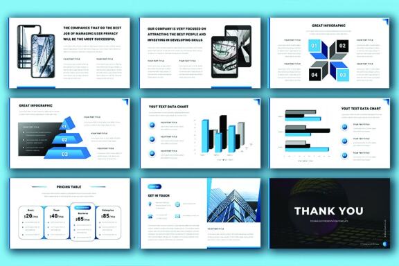 Vixian - Business Technology Powerpoint Template