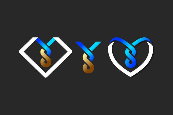 S  Love - FREE Logo Shapes