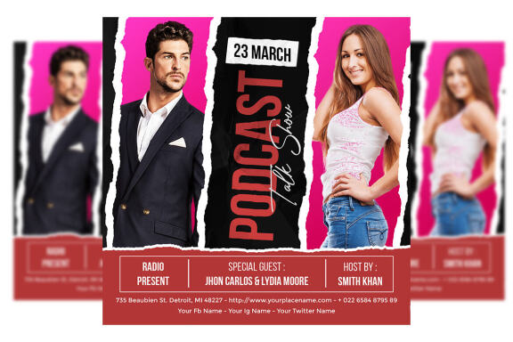 Talk Show Flyer