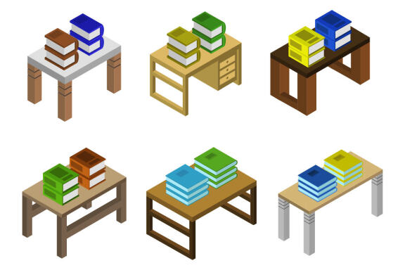 Isometric desk