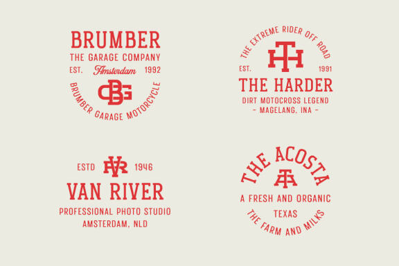 Monogram Holder - Display Font
