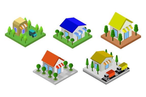 Isometric shop