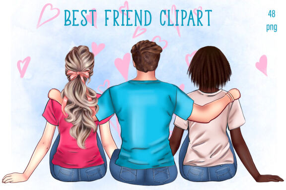 2,253 Best Friends Clipart Royalty-Free Images, Stock Photos
