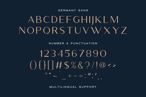 Germany - Luxury Font Duo