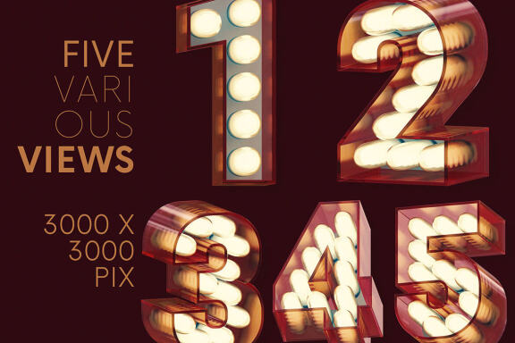Plastic Marquee - 3D Lettering