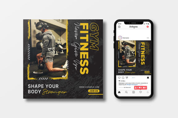 Fitness Instagram post vol.1