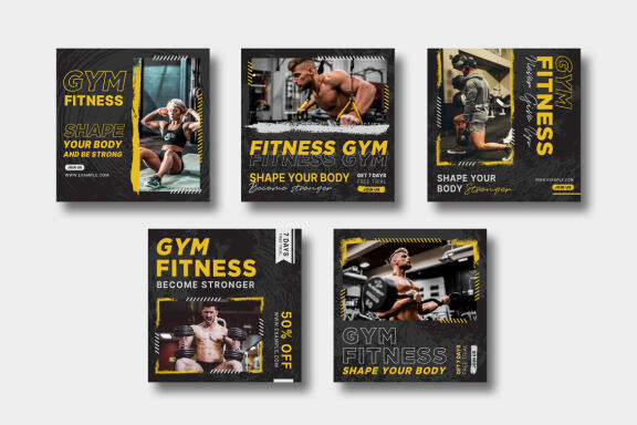 Fitness Instagram post vol.1