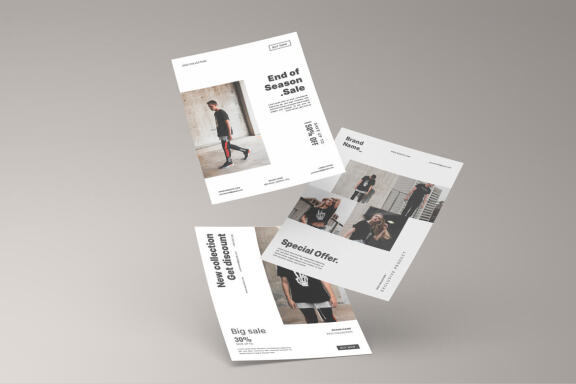 Fashion flyer template vol.2