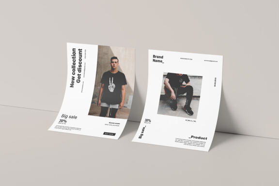 Fashion flyer template vol.2