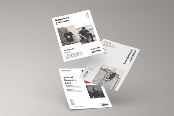 Fashion flyer template vol.4