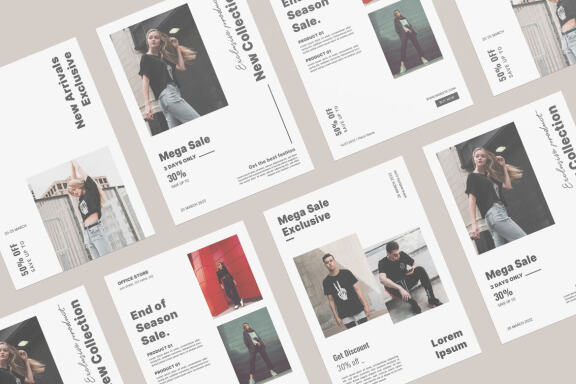 Fashion flyer template vol.4