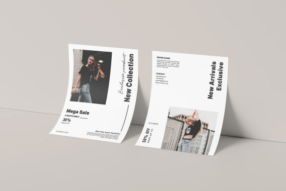 Fashion flyer template vol.4