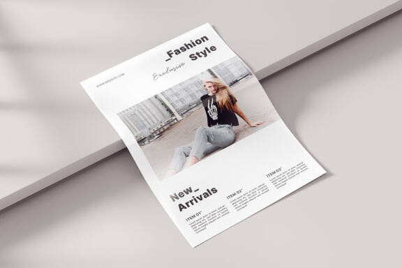 Fashion flyer template vol.5