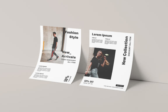 Fashion flyer template vol.5