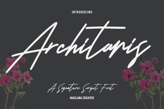 Architaris Signature Font