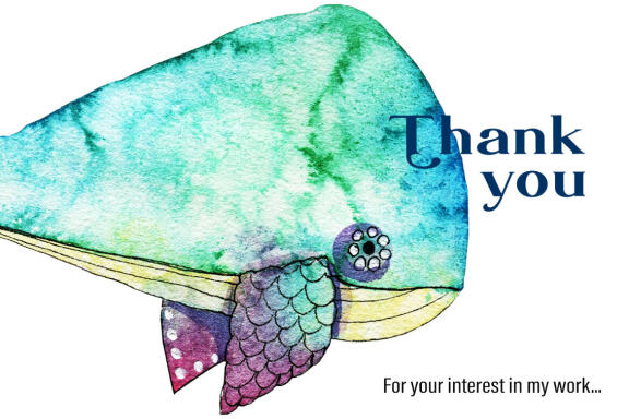 Watercolor clipart Under the Sea, Funny whales, Baby nautical clipart