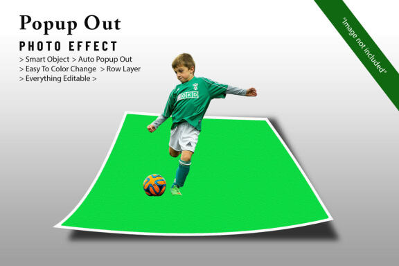 Popup Out Photo Effect